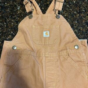 Carhartt Kids Light Brown Overalls